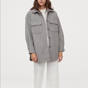 H&M Grey Shacket